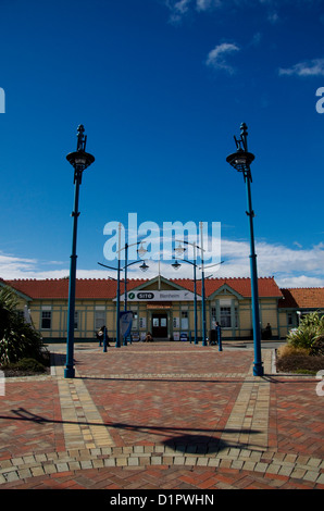 Blenheim Train Station. Stock Photo