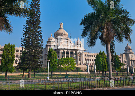 Vidhana Soudha Secretariat and State Legislature Bangalore Karnataka India Stock Photo