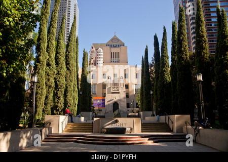 The Los Angeles Central Library, Downtown Los Angeles, California, United States of America, USA Stock Photo