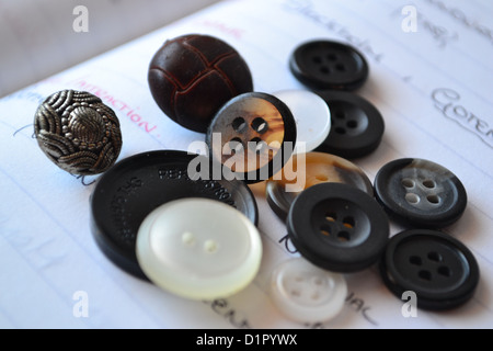 Assorted Buttons. Stock Photo