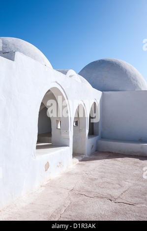 South of Tunisia, Djerba,the ancient Fadh Loon mosque Stock Photo