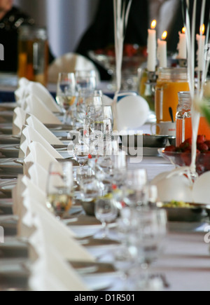 Table setting Stock Photo