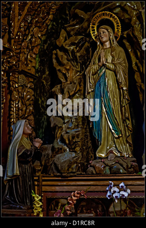 image of the Immaculate Conception in a church in Oviedo, Asturias, Spain, Europe Stock Photo