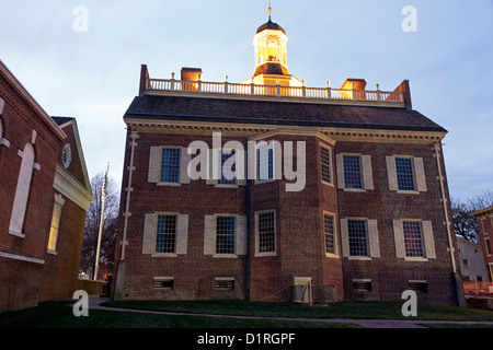 The Old State House in downtown of Dover Stock Photo