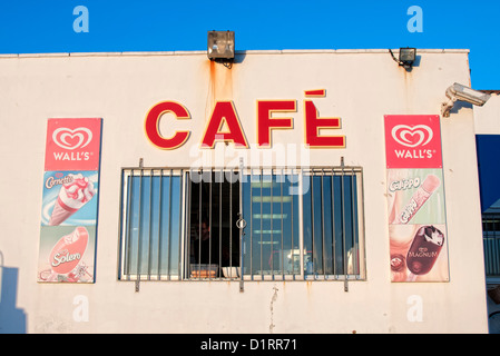 cafe on Hayling Island Hampshire UK Stock Photo