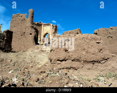Telouet kasbah of el Glaoui, Morocco. Stock Photo