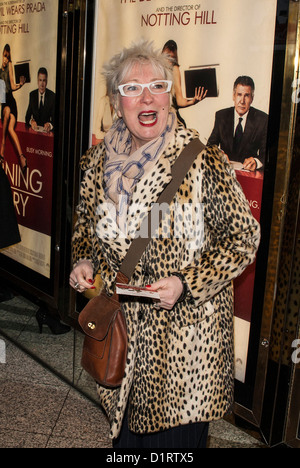 Jenny Eclair attends the UK Premiere of Morning Glory at The Empire Leicester Square, London, 11th January 2011. Picture by Julie Edwards Stock Photo