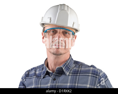 Portrait of a technician isolated Stock Photo