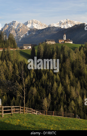 Pieve di Marebbe, Alto Adige, Italy Stock Photo
