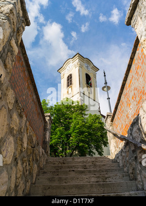 Szentendre near Budapest. Church of John the Baptist. Hungary. Pest, Szentendre. Stock Photo