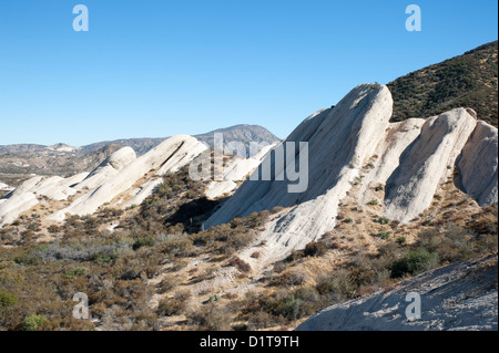 Mormon Rocks in Cajon Pass, San Bernardino County, California, USA Stock Photo