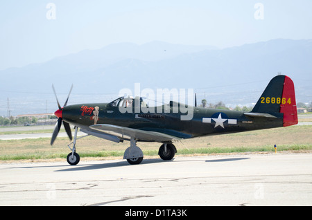 P-39 Airacobra at the Chino Air Show, Chino, California, USA Stock Photo