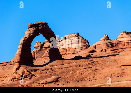 Delicate Arch, Arches NP, Utah, USA Stock Photo