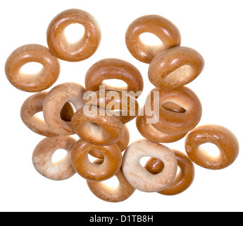 traditional russian sushkis isolated on white background Stock Photo ...