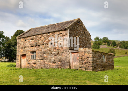 Yorkshire Dales field barn, England Stock Photo