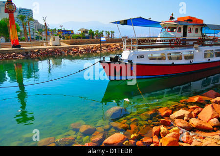views of the sea transport in Eilat Stock Photo
