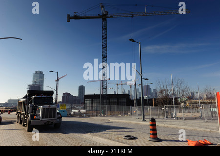 Toronto is preparing to host the 2015 Pan American/Parapan American Games with the construction of the athlete's village Stock Photo
