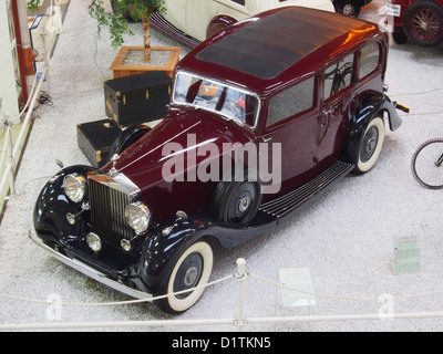 Technik Museum Speyer...Red 1936 Rolls Royce Phantom III. Stock Photo