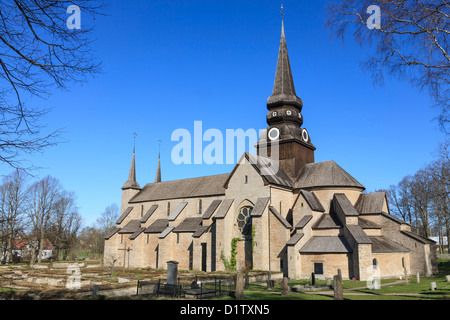 Varnhem Abbey in Sweden Stock Photo