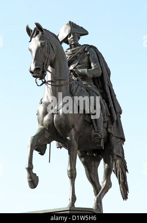 Berlin, Germany, equestrian statue of Frederick the Great Stock Photo