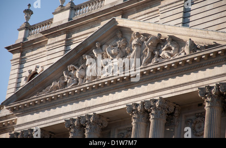 Detail of the Headquarters of HM Revenue and Customs, Parliament Street, Whitehall, Westminster, London, England, United Kingdom Stock Photo