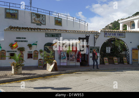 Spain, Andalucia - Mijas near Malaga. The Plaza de Toros, bull ring. Stock Photo