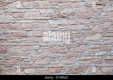 Old type brick wall texture front face Stock Photo