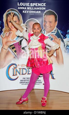 Louie Spence pulled out of his pantomime performance in 'Cinderella' at Milton Keynes after his mother Pat passed away at the weekend. The 43 yo reality star and dancer announced the sad news to fans on Twitter on Sunday 'He wrote: 'I'm sorry for all who went to Panto @ Milton Keynes today & I wasn't on, but my Mum has just Passed & I was with my Family.x' PHOTO - 'Cinderella' Pantomime Press Launch at Milton Keynes Theatre, Bucks - September 21st 2012. This year's Pantomine stars Pineapple Dance studio's Louie Spence, Children's TV Presenter Anna Williamson, Five Star's Deniece Pearson and co Stock Photo