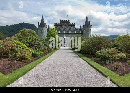 Inveraray Castle, Argyll, Scotland Stock Photo