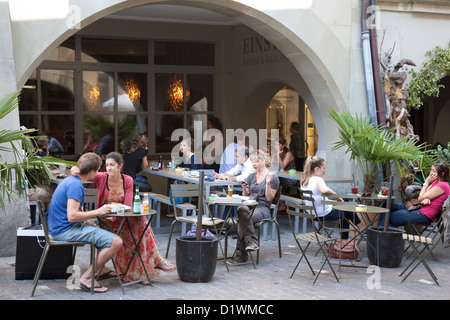 Einstein Cafe; Bar and Restaurant; Bern, Switzerland; Europe Stock Photo