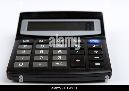 Business calculator isolated on white background Stock Photo