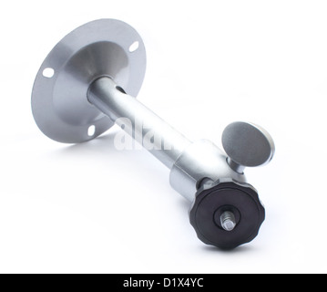Small camera holder over white background Stock Photo