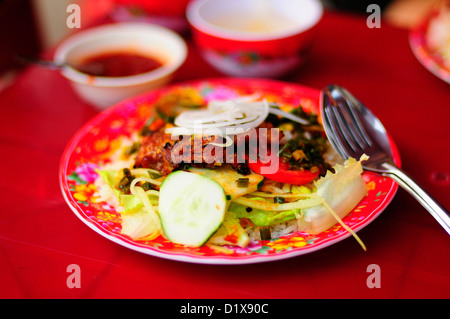 Com Tam (Fractured or Broken rice grains), street food, Vietnam, Asia Stock Photo