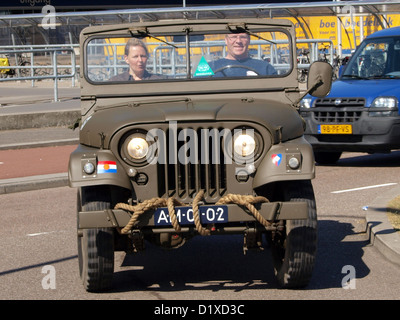 Classic Car Meeting Haarlem NEKAF M38A1 Stock Photo