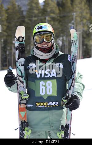 Grim Narita (JPN), JANUARY 7, 2013 - Freestyle Skiing : Gurimu Narita of Japan poses during Official Training of the Freestyle FIS World Cup Men's Halfpipe in Copper Mountain, Colorado, USA. (Photo by Hiroyuki Sato/AFLO) Stock Photo