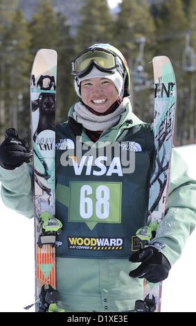 Grim Narita (JPN), JANUARY 7, 2013 - Freestyle Skiing : Gurimu Narita of Japan poses during Official Training of the Freestyle FIS World Cup Men's Halfpipe in Copper Mountain, Colorado, USA. (Photo by Hiroyuki Sato/AFLO) Stock Photo