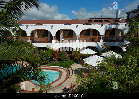 Inner courtyard swimming pool hotel hi res stock photography and