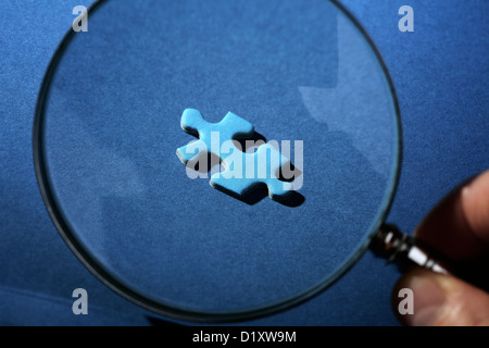 Missing piece of the puzzle Stock Photo