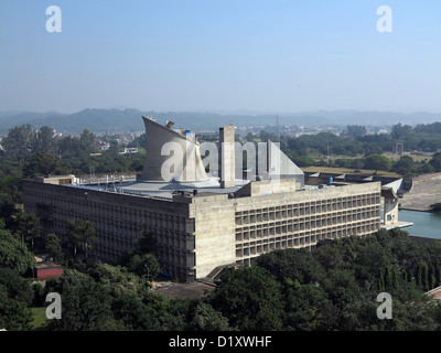 Assembly building roof, Capitol Complex, by Le Corbusier, Chandigarh ...