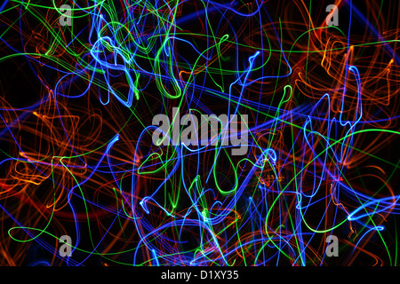 Light trails Stock Photo