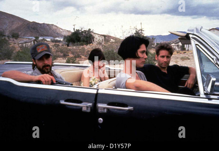 Kalifornia  Kalifornia  Brad Pitt, Juliette Lewis, Michelle Forbes, David Duchovny Als Brian (David Duchovny, r) und Carrie Stock Photo