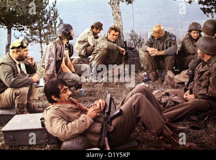 Stosstrupp Gold  Kelly's Heroes  ?, Donald Sutherland, ?, Clint Eastwood, Telly Savalas, vorne: Perry Lopez Amerikanische Stock Photo