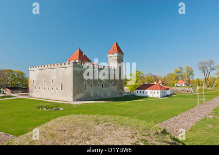 Kuressaare Castle in Saaremaa, Estonia Stock Photo