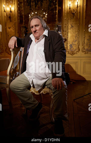 Nov. 25, 2012 - Moscow, Russia - November 25,2012. Moscow,Russia. Pictured: French actor G&#233;rard Depardieu in Moscow. (Credit Image: © PhotoXpress/ZUMAPRESS.com) Stock Photo