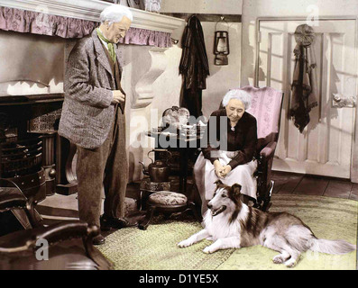 Heimweh  Lassie Come Home  Ben Webster, Dame May Whitty Lassie wird wegen Geldmangels verkauft. Doch sie laeuft von ihrem neuen Stock Photo