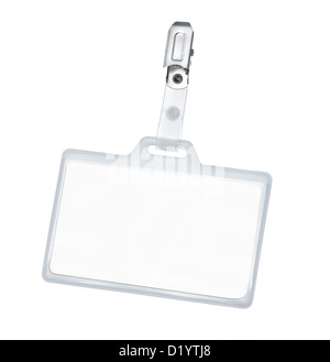 Blank badge with clipping path Stock Photo