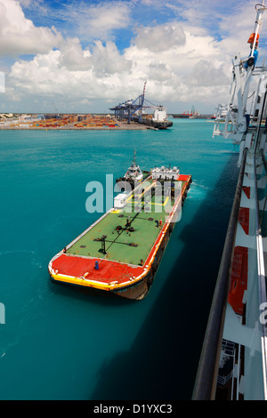 A bunker boat. Freeport - Bahamas