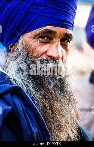 Sikh man in Delhi, India Stock Photo