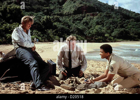 Verschollen Im Pazifik  Lost Flight  Lloyd Bridges, ?, Billy Dee Williams Auf dem Flug von Hawaii nach Australien geraet die Stock Photo