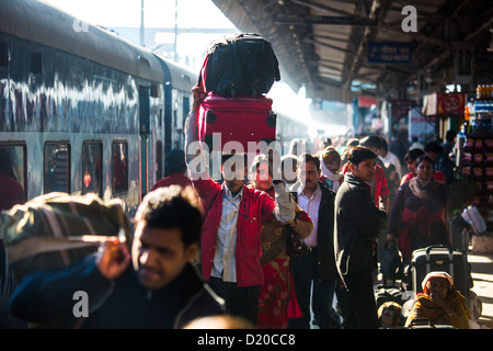 New Delhi Raliway Station, New Delhi, India Stock Photo